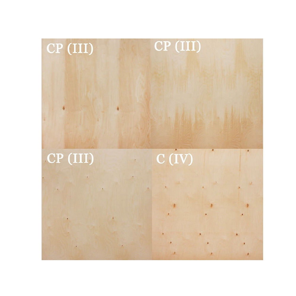 Low Grades Birch Plywood (CP/CP, CP/C, C/C)
